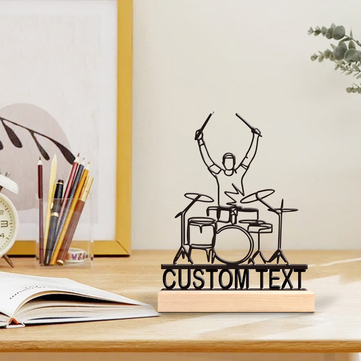 Desktop Laser Engraver - 1pc Customized Minimalist Metal Ornaments Custom