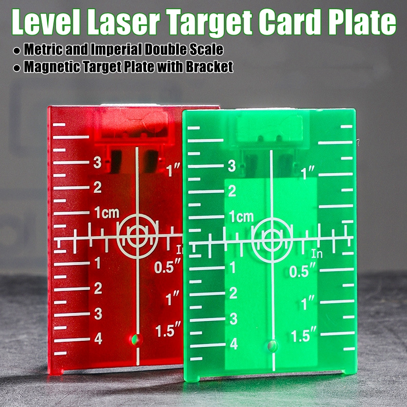 Industrial Laser Cleaning - The laser level target plate red/green