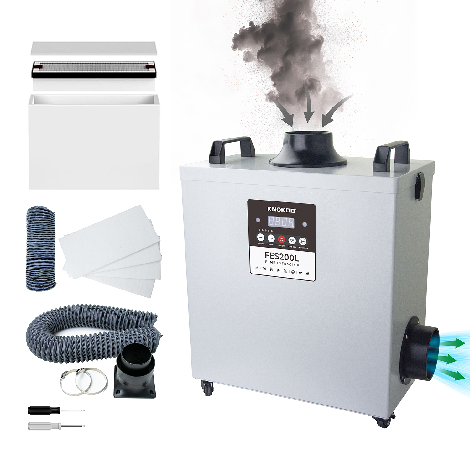 Laser Fume Extractor with Exha - Industrial Laser Fume Extractor บทวิจารณ์และราคา