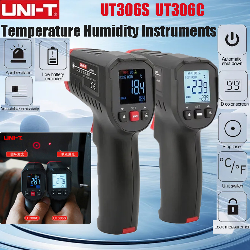 UNI-T UT306S UT306C Digital Th - Industrial Laser Temperature บทวิจารณ์และราคา