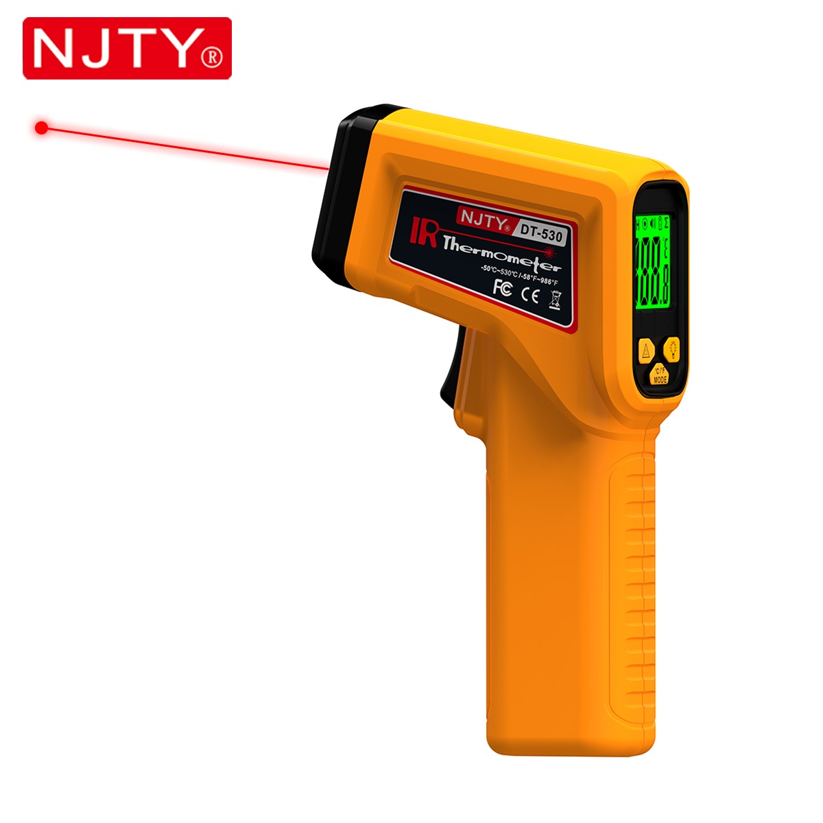 NJTY Infrared Thermometer Lase - Industrial Laser Temperature บทวิจารณ์และราคา