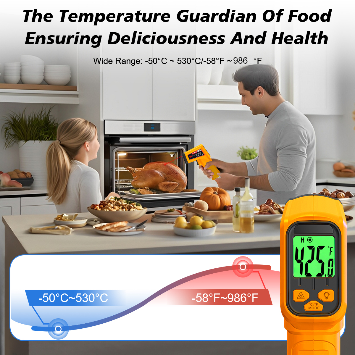 NJTY Infrared Thermometer Lase - Industrial Laser Temperature บทวิจารณ์และราคา