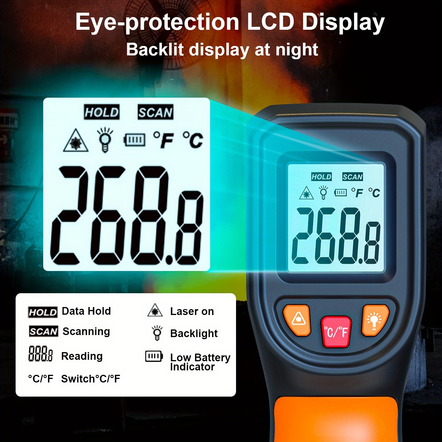 NJTY T600T600A Laser Temperatu - Industrial Laser Temperature บทวิจารณ์และราคา