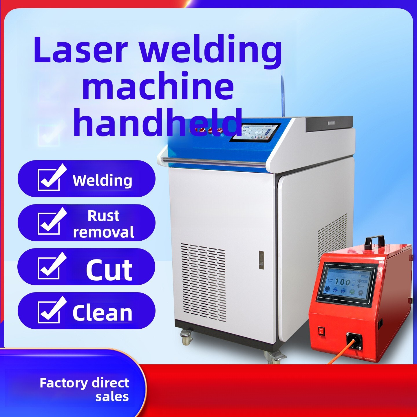 Handheld Industrial Fully Auto - Industrial Laser Removal Machine บทวิจารณ์และราคา