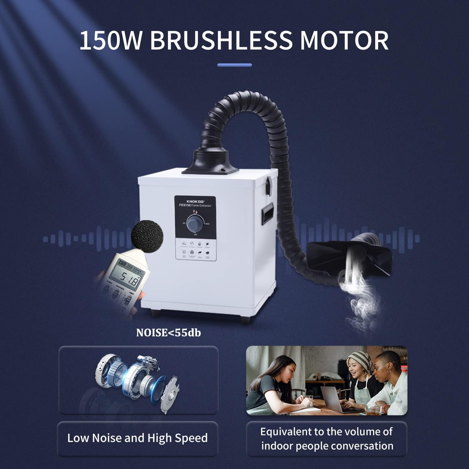 KNOKOO FES150 Industrial Laser - Industrial Laser Fume Extractor บทวิจารณ์และราคา