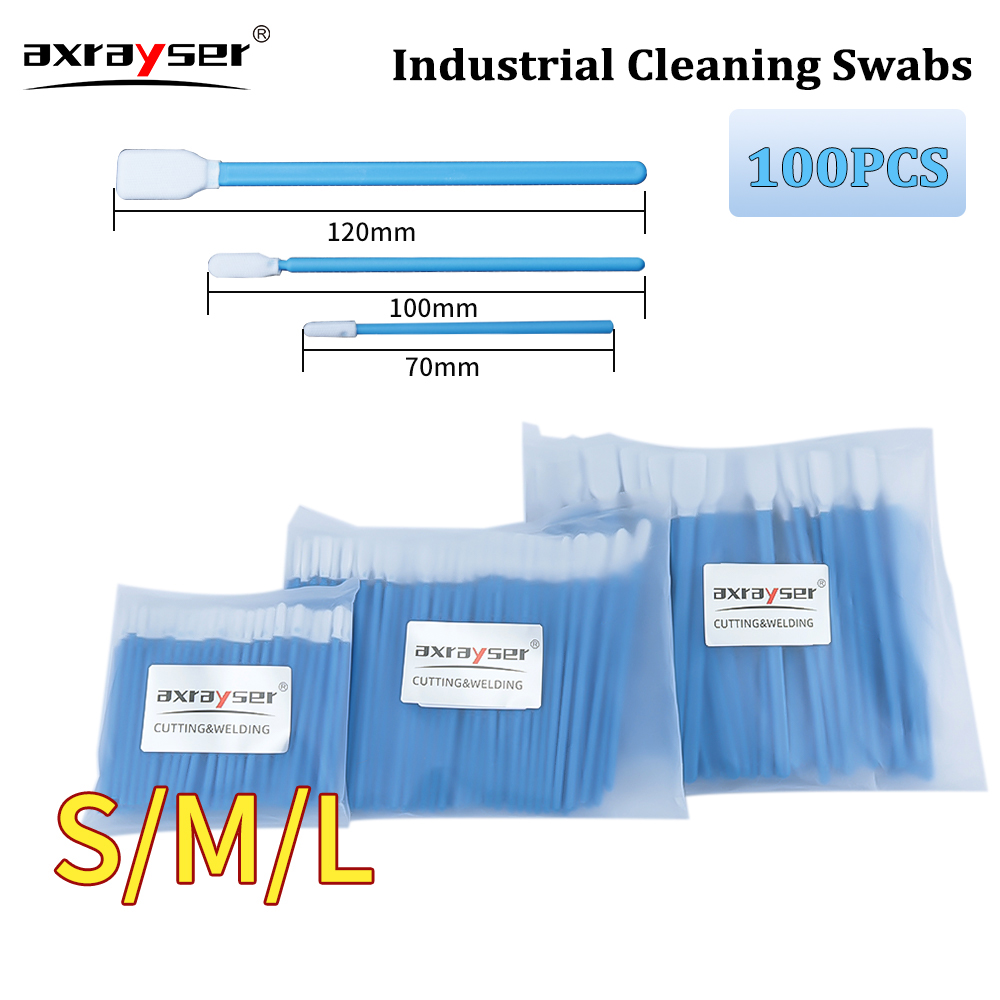 100PCS Cotton Swab Industrial  - Industrial Laser Cleaning บทวิจารณ์และราคา