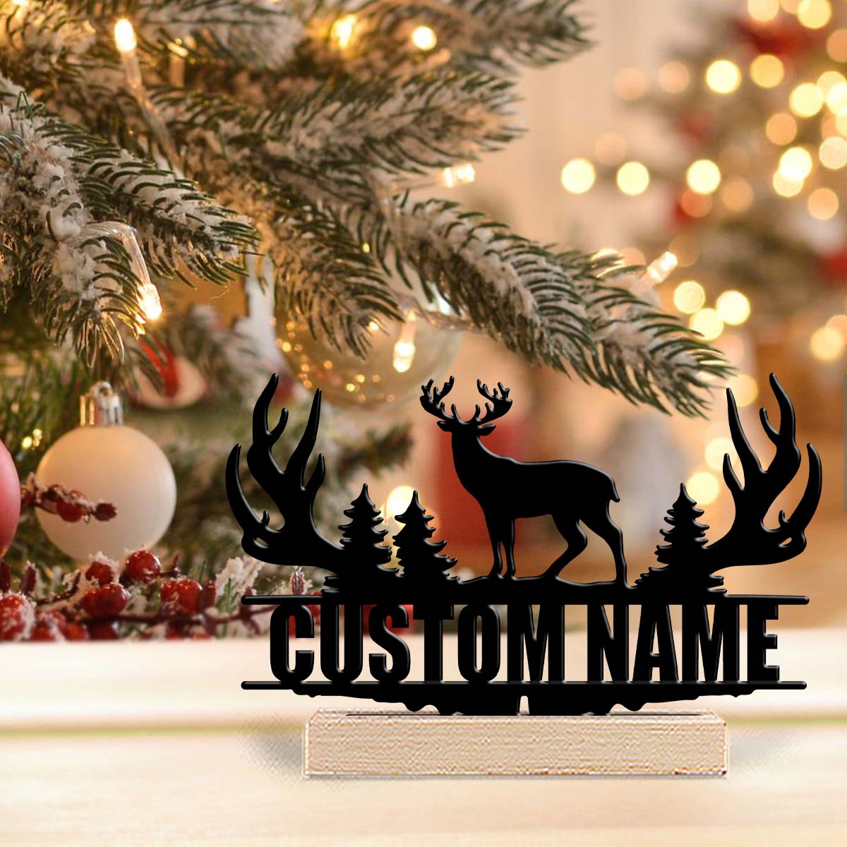 1Pc Csutom Forest Deer Wooden  - Desktop Laser Engraver บทวิจารณ์และราคา