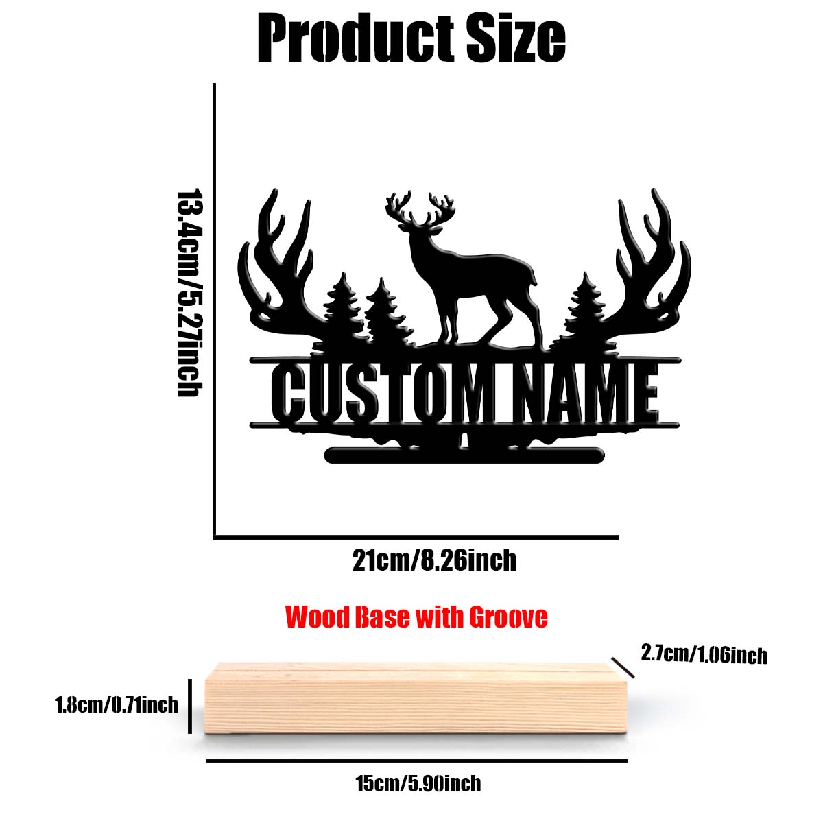 1Pc Csutom Forest Deer Wooden  - Desktop Laser Engraver บทวิจารณ์และราคา