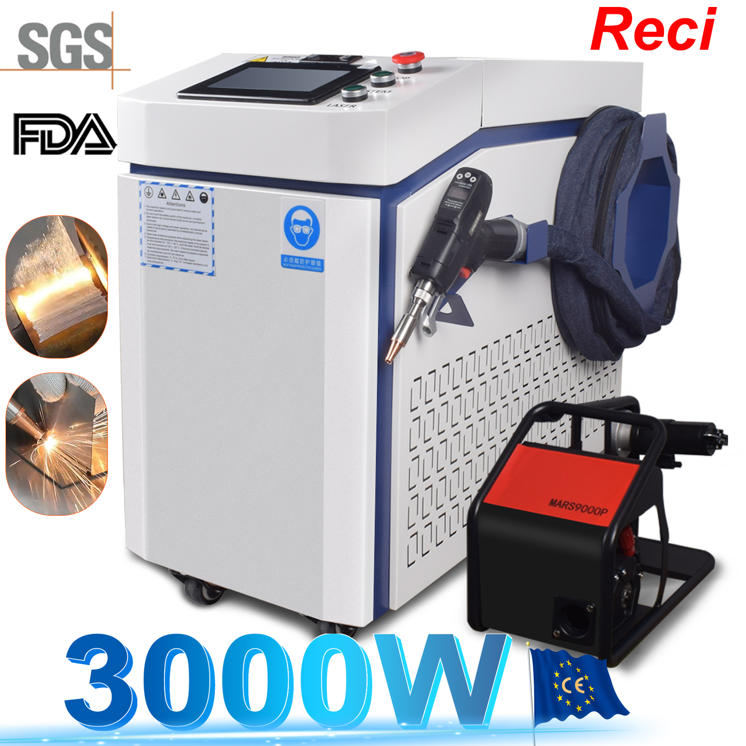 3000W 4 IN 1 Fiber Laser Weldi - Industrial Laser Cleaning บทวิจารณ์และราคา
