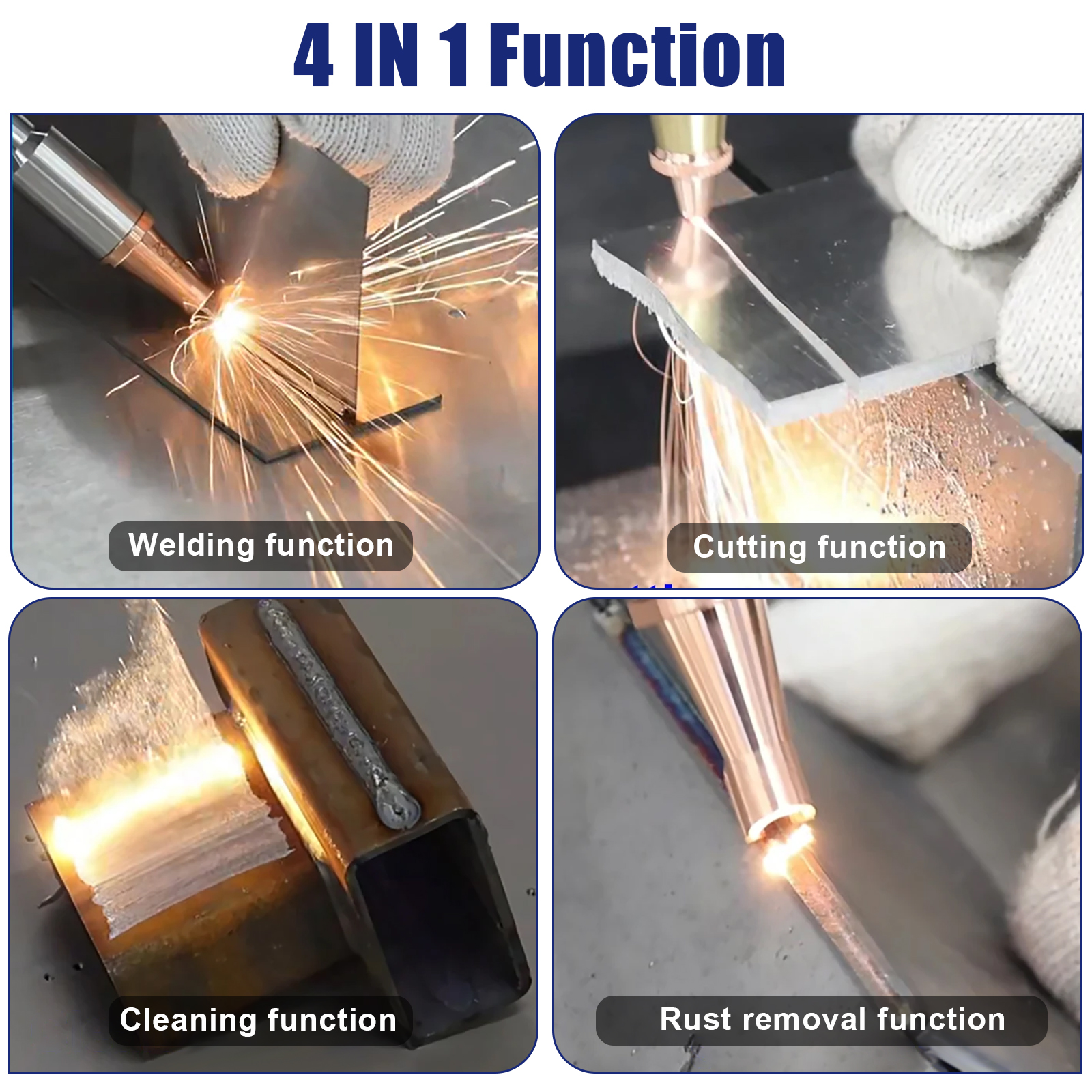3000W 4 IN 1 Fiber Laser Weldi - Industrial Laser Cleaning บทวิจารณ์และราคา