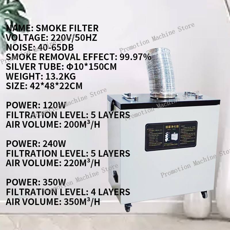 240W Pure Air Fume Extractor I - Industrial Laser Fume Extractor บทวิจารณ์และราคา