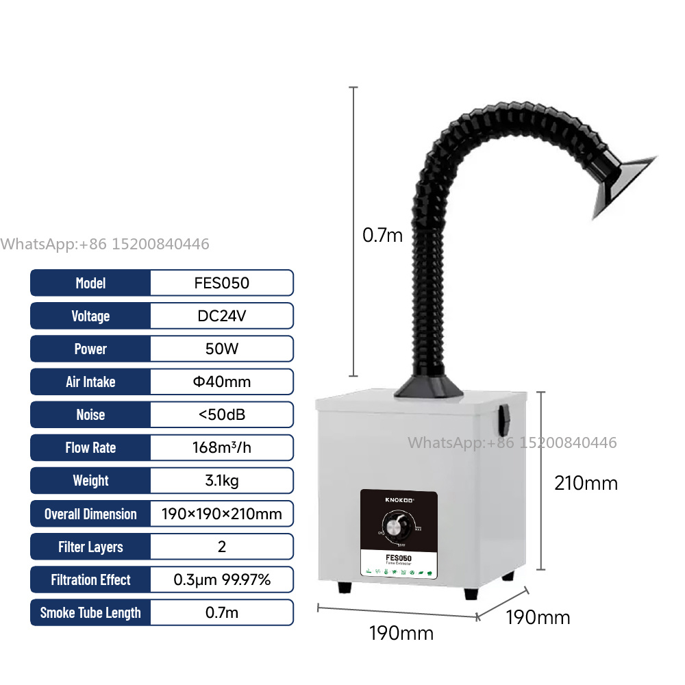 Industrial-Grade Solder Fume E - Industrial Laser Fume Extractor บทวิจารณ์และราคา