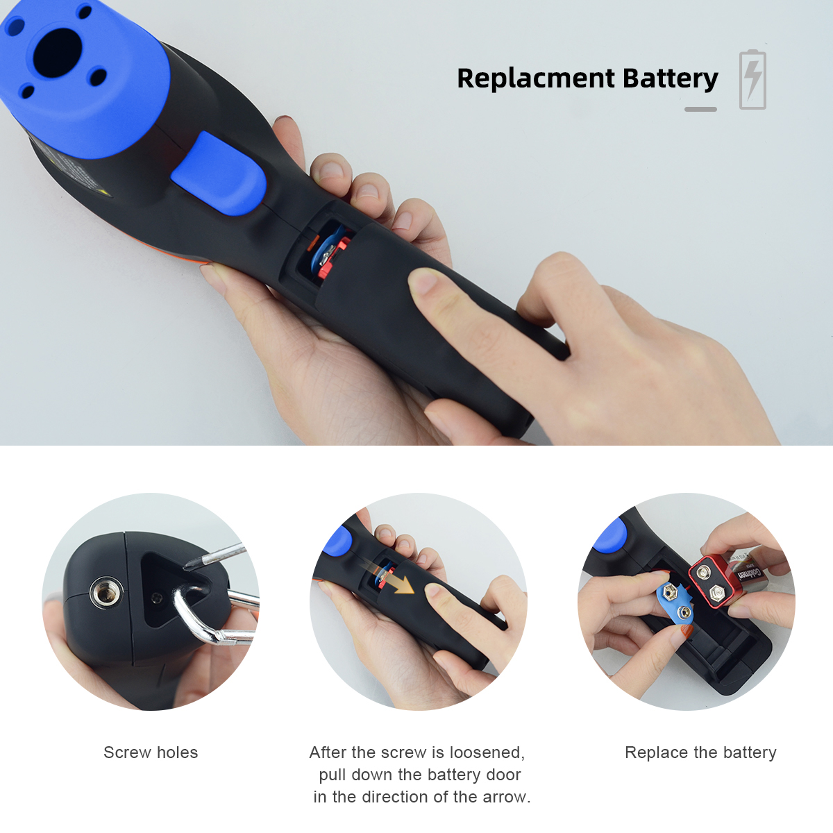 HoldPeak IR Thermometer Gun -5 - Industrial Laser Temperature บทวิจารณ์และราคา