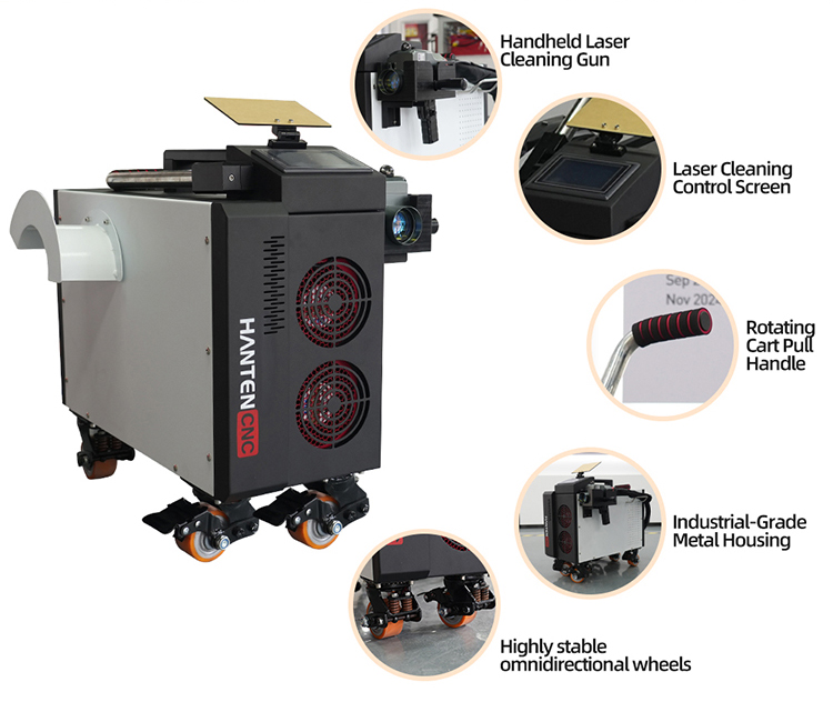 Pulse Laser Cleaner 500W Air C - Industrial Laser Paint Remover บทวิจารณ์และราคา