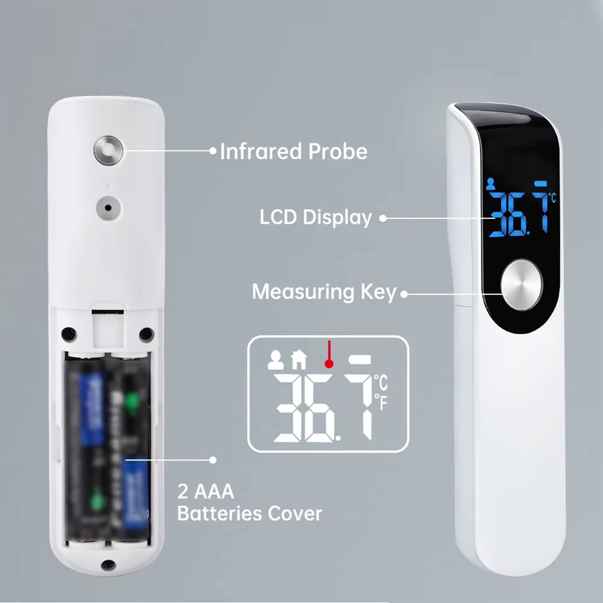 Infrared Fever Thermometer Med - Industrial Laser Temperature บทวิจารณ์และราคา