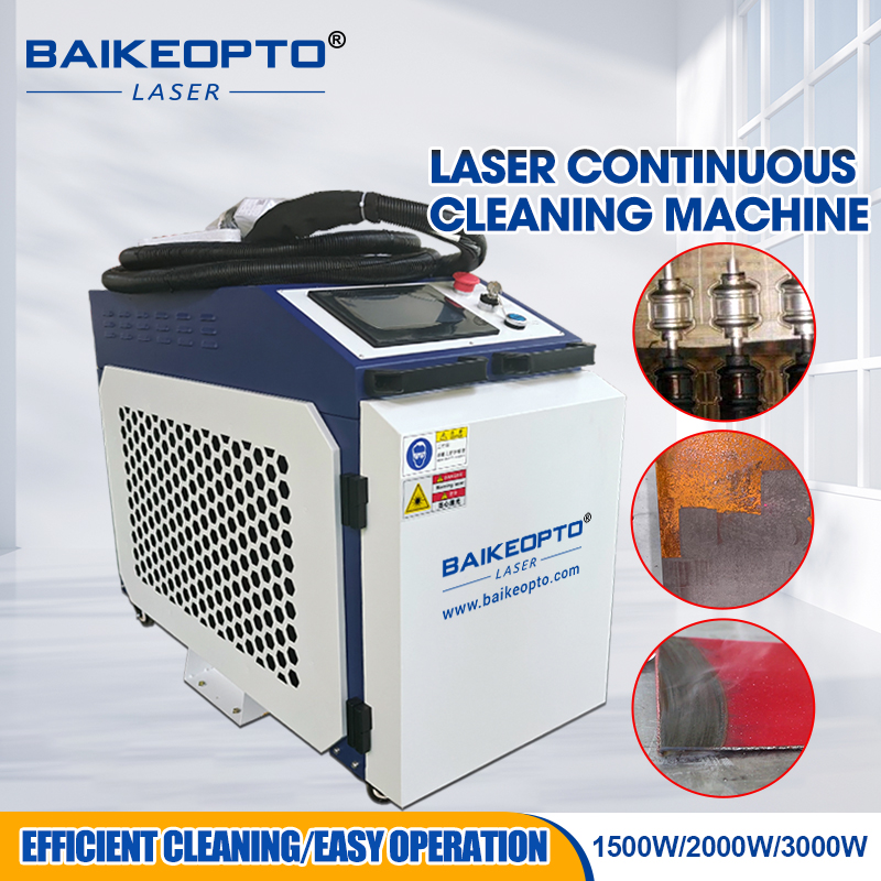 Continuous Fiber Laser Cleanin - Industrial Laser Removal Machine บทวิจารณ์และราคา
