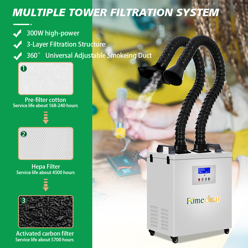 CE Approved Portable Fume Extr - Industrial Laser Fume Extractor บทวิจารณ์และราคา